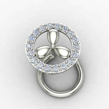 925 Sterling Silver Flower Nose Pin