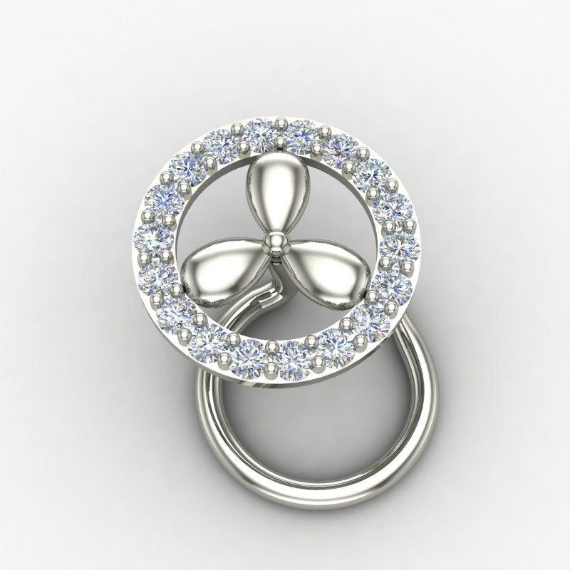 925 Sterling Silver Flower Nose Pin