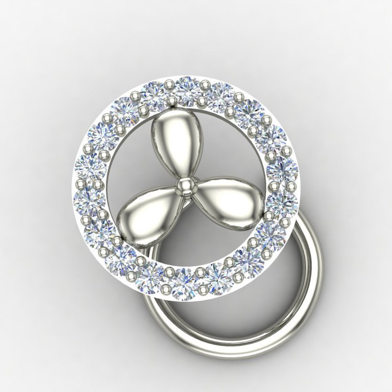 925 Sterling Silver Flower Nose Pin