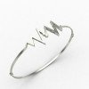 Web Silver Bangle