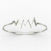 Web Silver Bangle