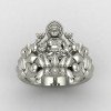 Laxmi Mata Silver Ring