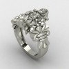 Laxmi Mata Silver Ring