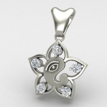 Ganpati Bappa Silver Locket Ganpati Bappa Silver Locket
