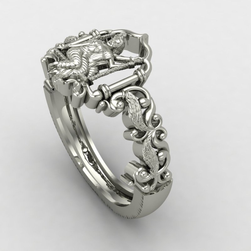 Sparkling Radhe Krishna Finger Ring