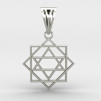 Bhagya Silver Pendant