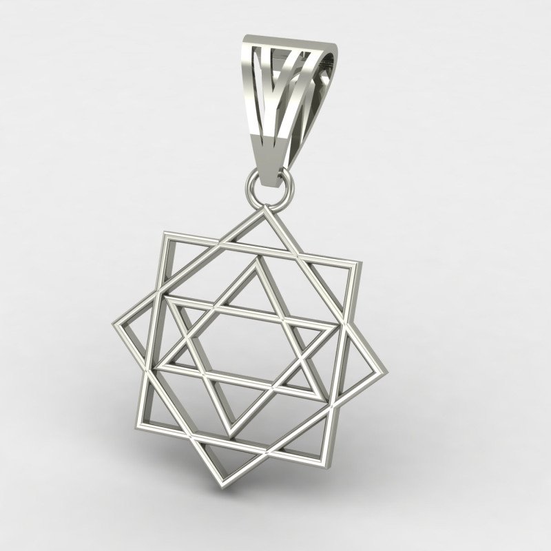 Bhagya Silver Pendant