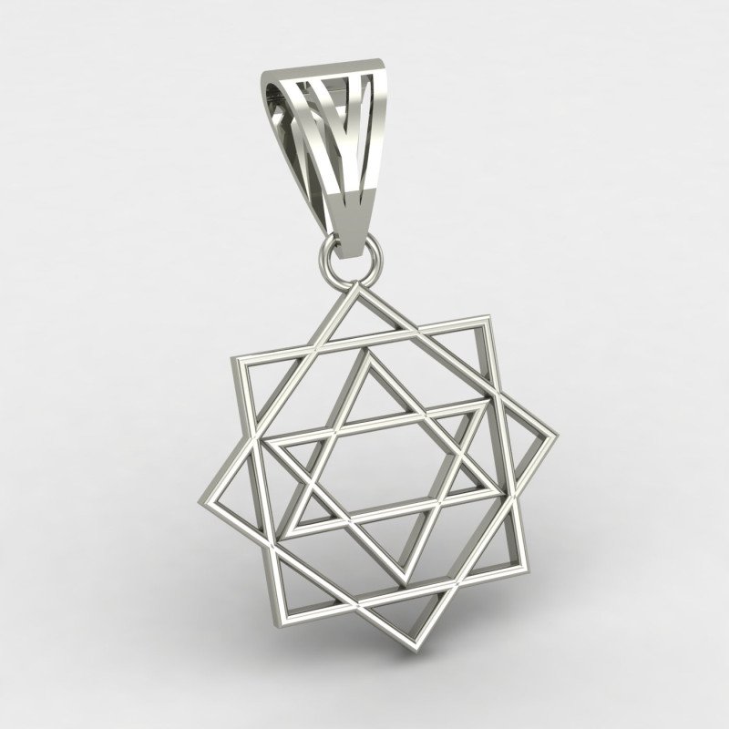 Bhagya Silver Pendant