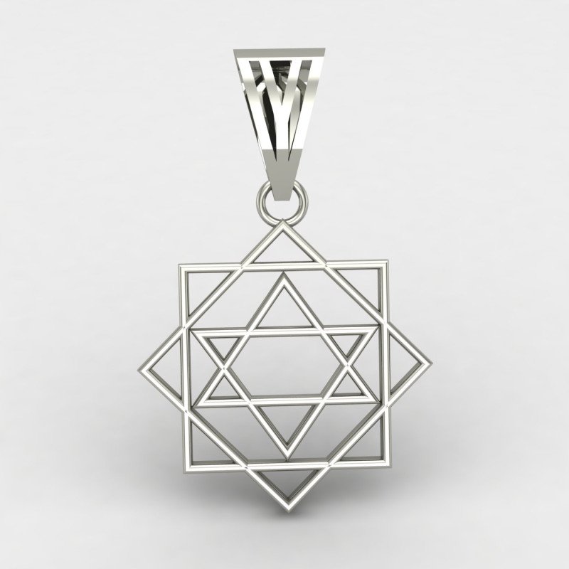 Bhagya Silver Pendant