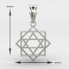 Bhagya Silver Pendant