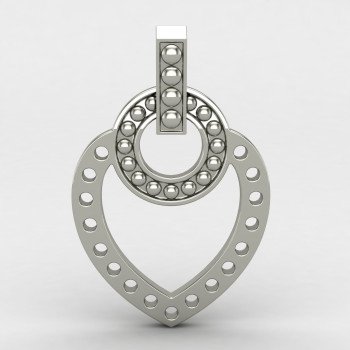 Heart Pendant Silver