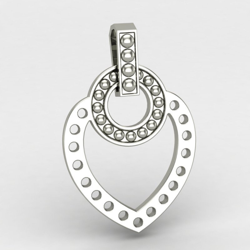 Heart Pendant Silver