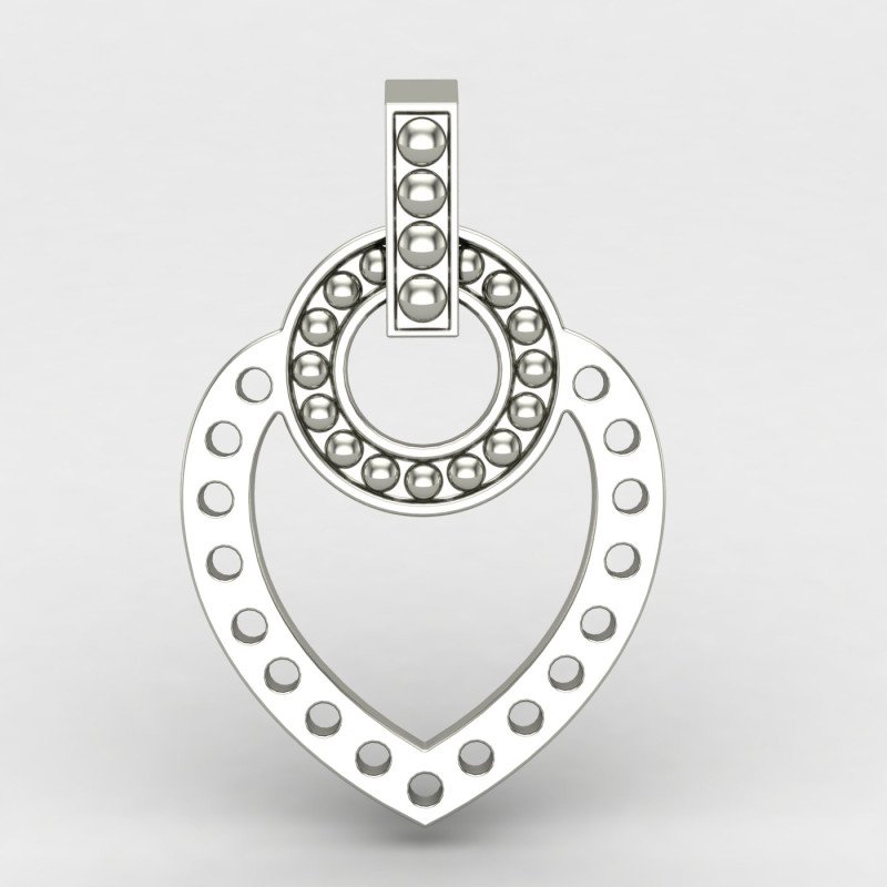 Heart Pendant Silver