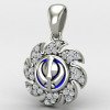 Silver Khanda Locket