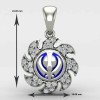 Silver Khanda Locket