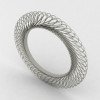 Spiral Silver Bangle
