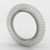Spiral Silver Bangle