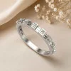 Thin Sterling Silver Band Ring Thin Sterling Silver Band Ring
