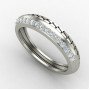 Silver Promise Band Ring for Couples