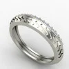 Silver Promise Band Ring for Couples Silver Promise Band Ring for Couples