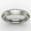 Silver Promise Band Ring for Couples Silver Promise Band Ring for Couples