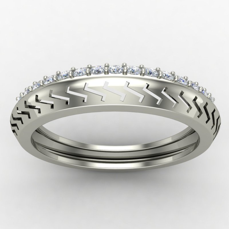 Silver Promise Band Ring for Couples Silver Promise Band Ring for Couples