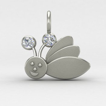 Smiley Bee Pendant