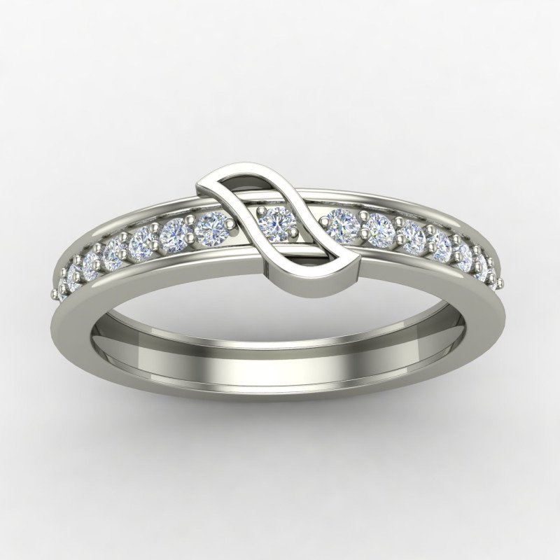 Geometric Silver Band Ring Geometric Silver Band Ring