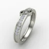 Geometric Silver Band Ring Geometric Silver Band Ring
