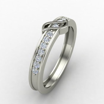 Geometric Silver Band Ring