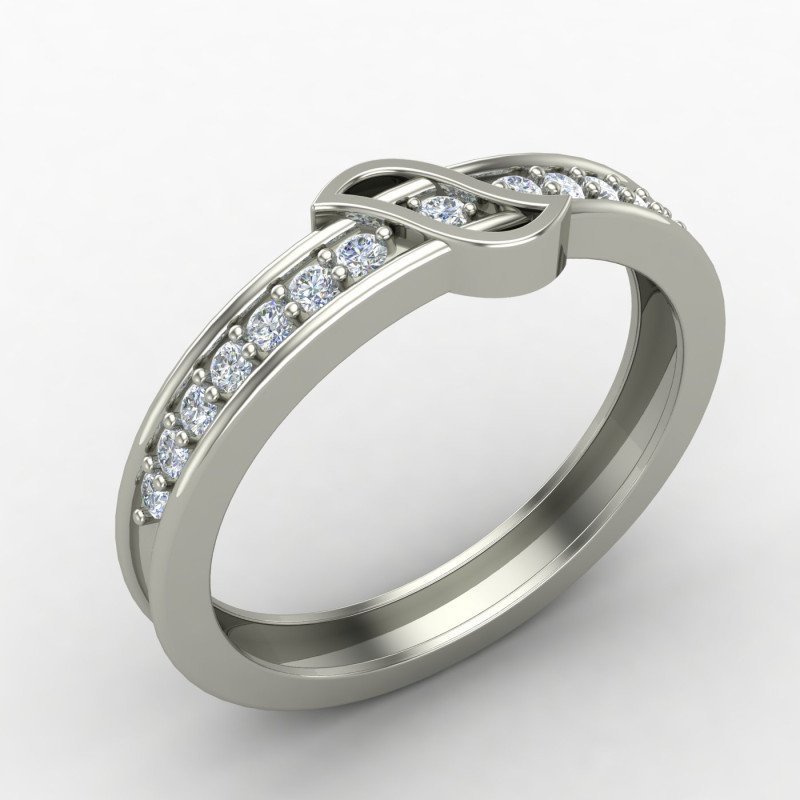 Geometric Silver Band Ring Geometric Silver Band Ring
