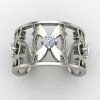 Unique Hammered Silver Band Ring Handmade Unique Hammered Silver Band Ring Handmade