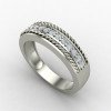 Silver Wedding Band Ring Silver Wedding Band Ring