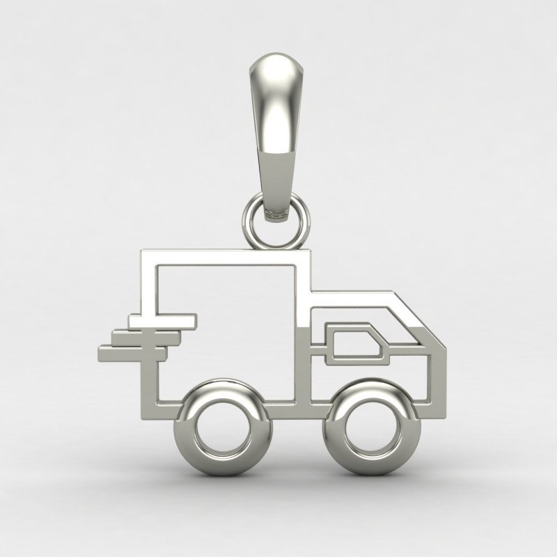 Silver Car Pendant Silver Car Pendant