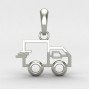 Silver Car Pendant