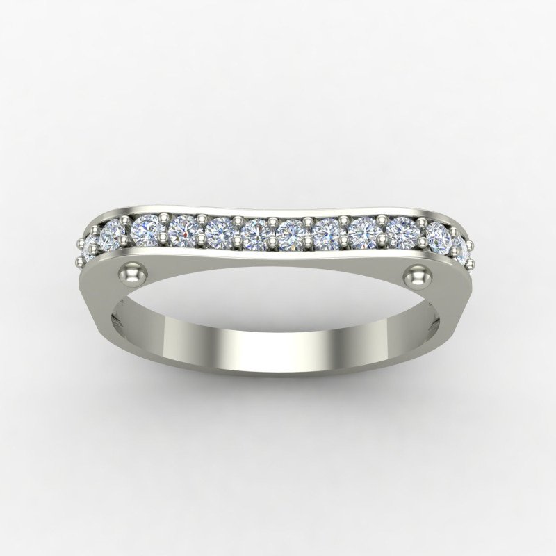Stylish Silver Band Ring