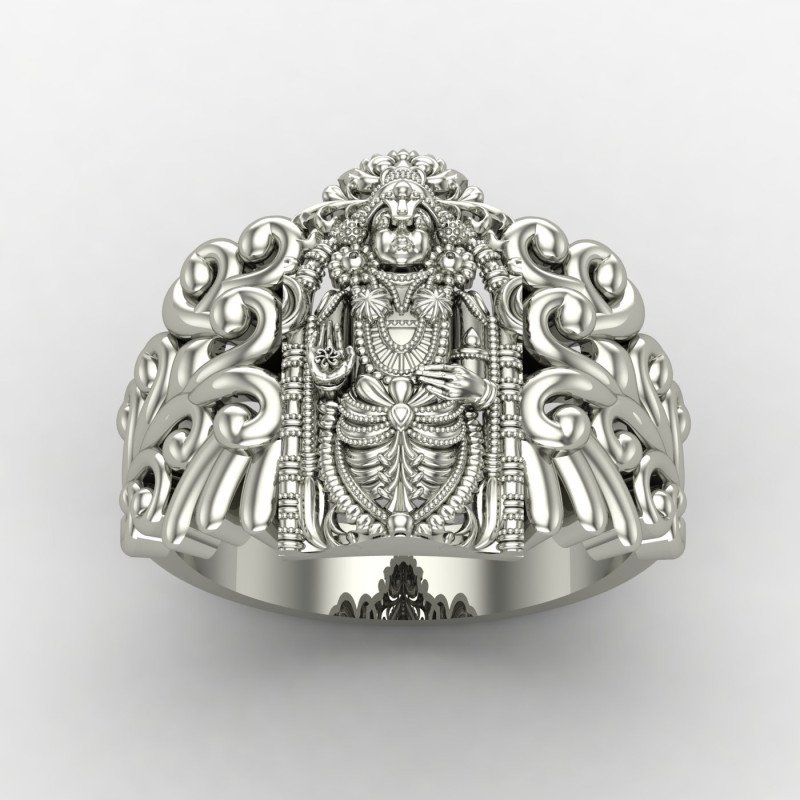 Tirupati Ring Silver