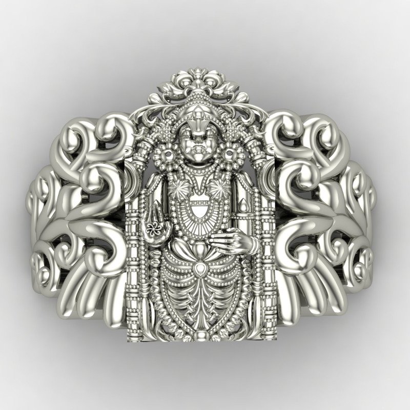 Tirupati Ring Silver