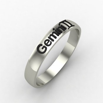 Gemini Zodiac Sign Ring Gemini Zodiac Sign Ring