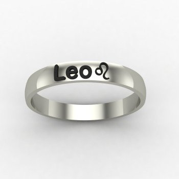 Leo Zodiac Sign Ring