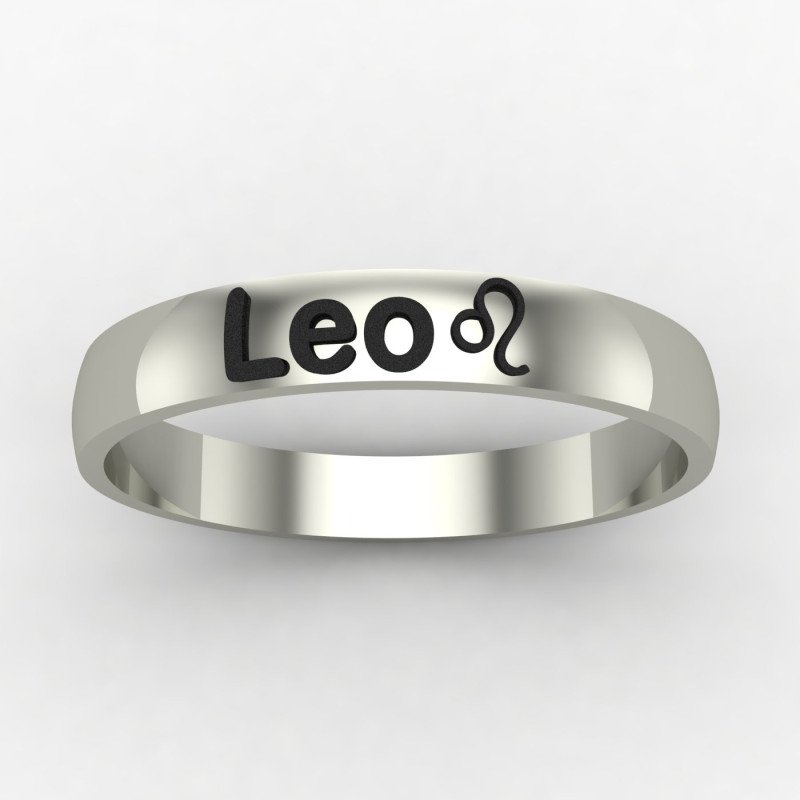 Leo Zodiac Sign Ring Leo Zodiac Sign Ring