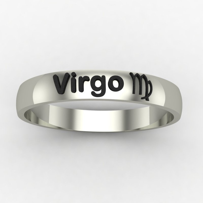 Virgo Zodiac Sign Ring Virgo Zodiac Sign Ring