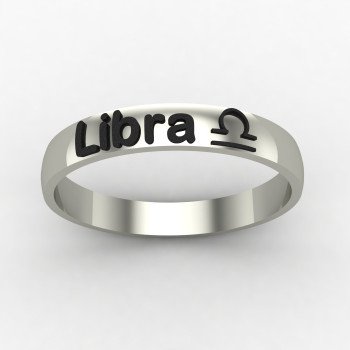 Libra Zodiac Sign Ring
