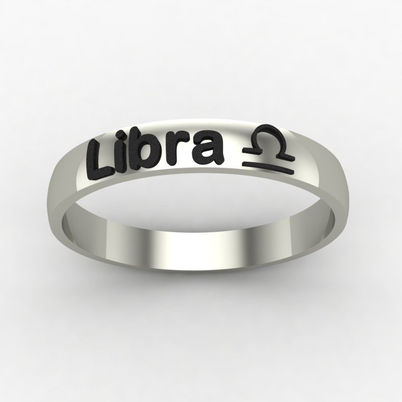 Libra Zodiac Sign Ring Libra Zodiac Sign Ring