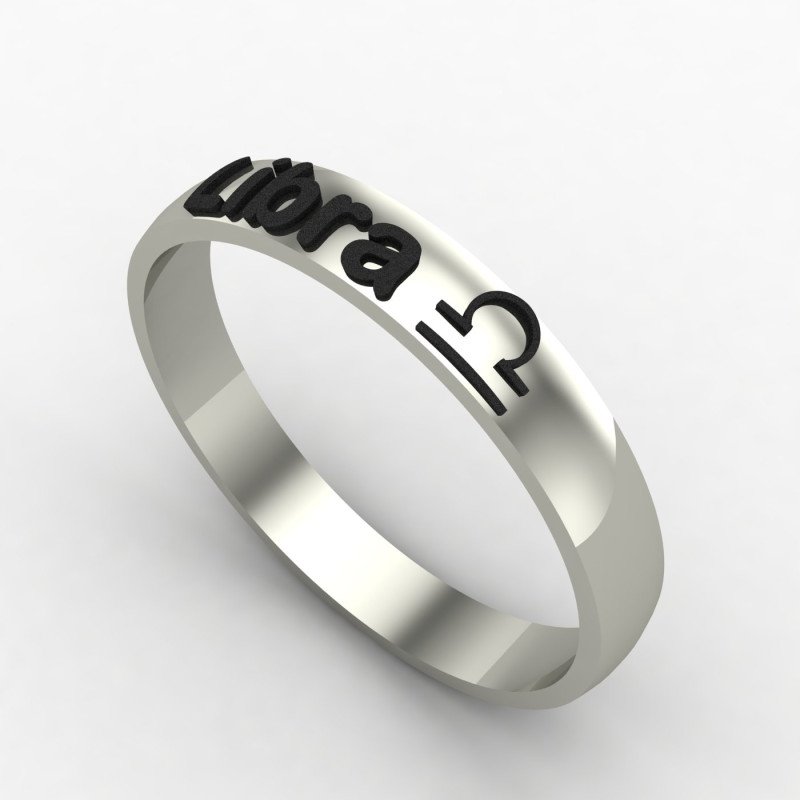 Libra Zodiac Sign Ring Libra Zodiac Sign Ring