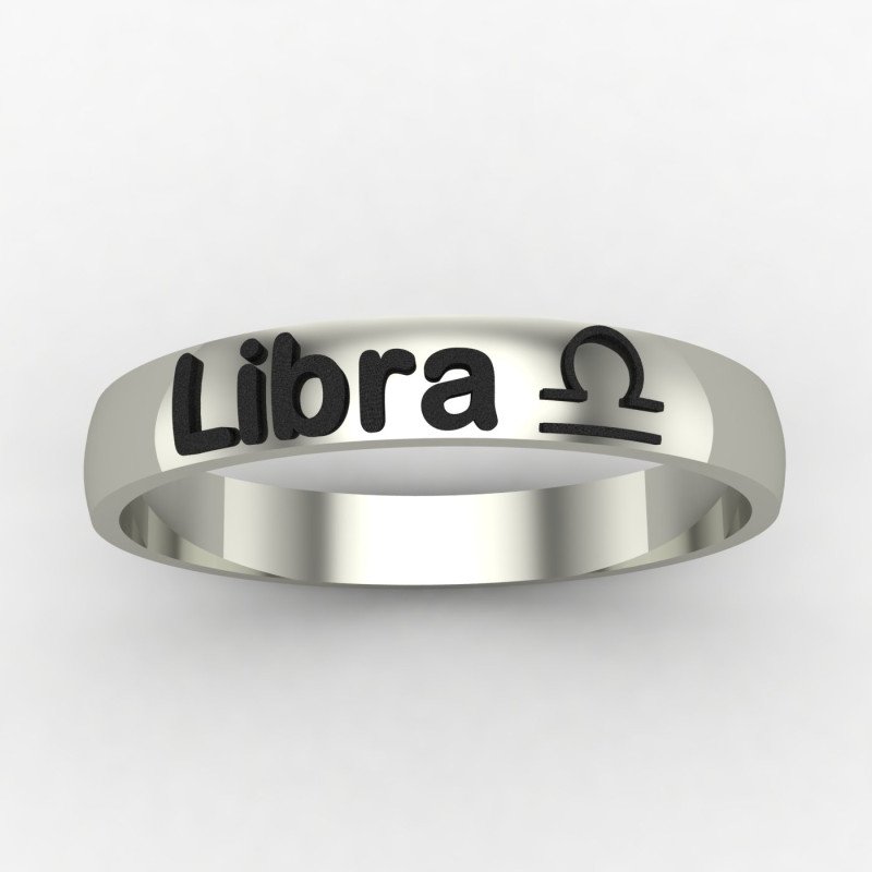 Libra Zodiac Sign Ring Libra Zodiac Sign Ring