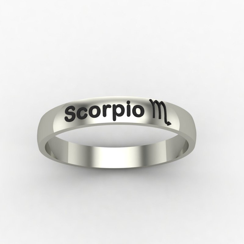 Scorpio Zodiac Sign Ring Scorpio Zodiac Sign Ring