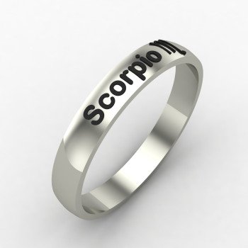 Scorpio Zodiac Sign Ring Scorpio Zodiac Sign Ring