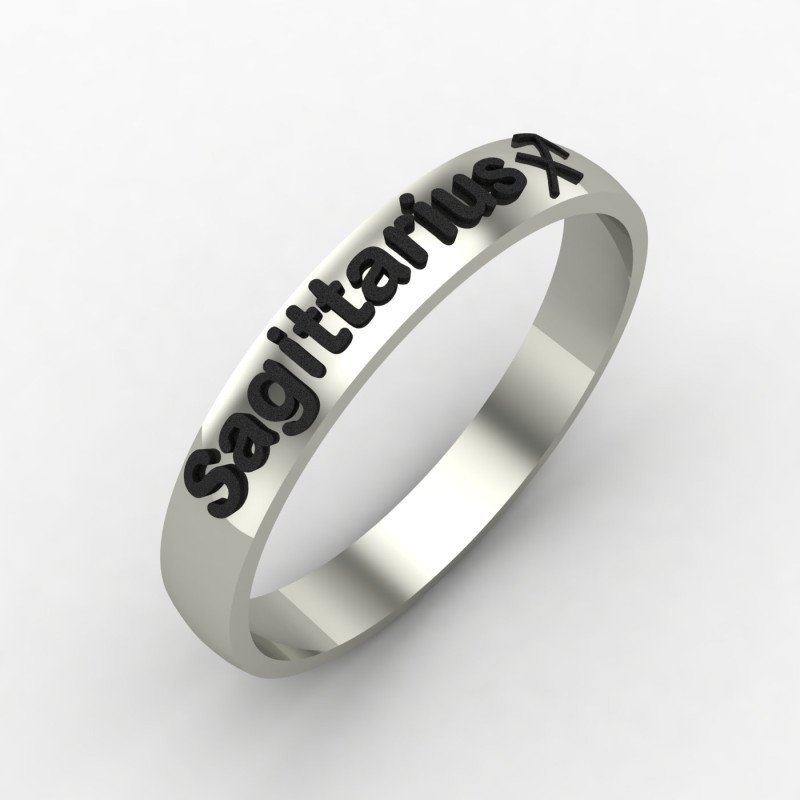 Sagittarius Zodiac Sign Ring