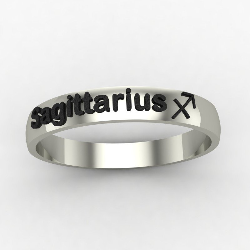 Sagittarius Zodiac Sign Ring